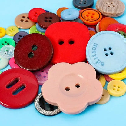 Children's Color Button Paste Creative Diy Handmade