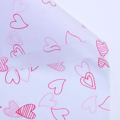 Romantic Hollow Love Mg Tissue Paper 28 Pieces