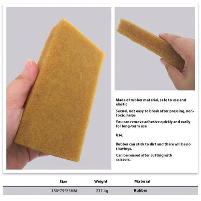 Rohkautschukblock, Schleifpapier, Radiergummi, Leder, Entschleimung, Naturkautschuk-Rohfilm