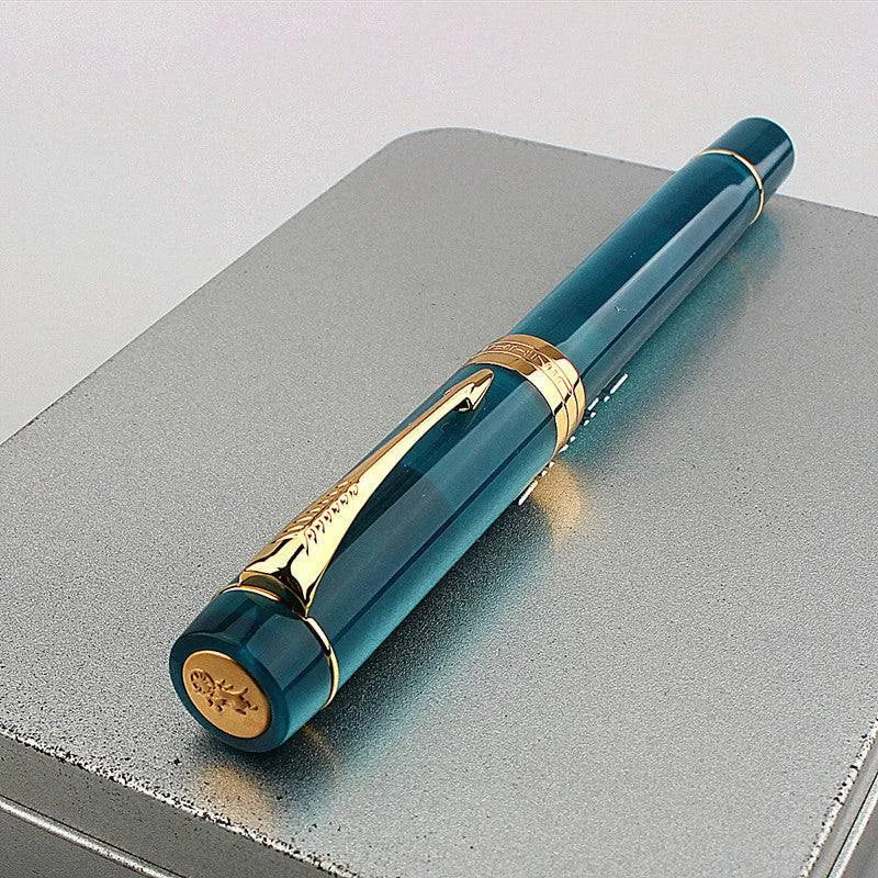 Acrylic Peacock Blue Business Pen