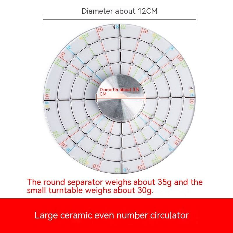 Round Splitter Trimming Blank Equal Split Blank Acrylic Divider Square Continuous