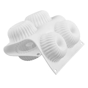 6 - piece Donut Cake Food Easily Removable Mold High Temperature Baking Mold - DiyCraftsProject