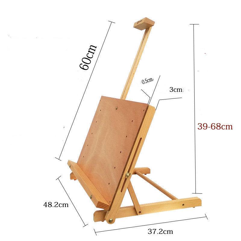 Versatile Beech Wood Adjustable Easel Board for Drawing