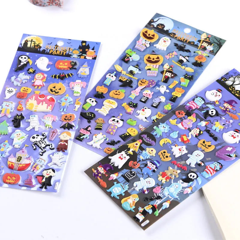 Natal Halloween Cartoon DIY adesivos decorativos