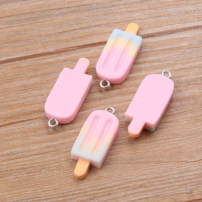 DIY Resin Accessories Gradient Popsicle Sticks Pendant