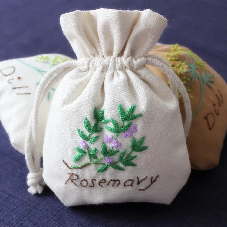 Handmade DIY Embroidery Sachet Material Pack