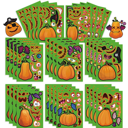 Children's Wansheng DIY Pumpkin Horror Puzzle Journal Stickers