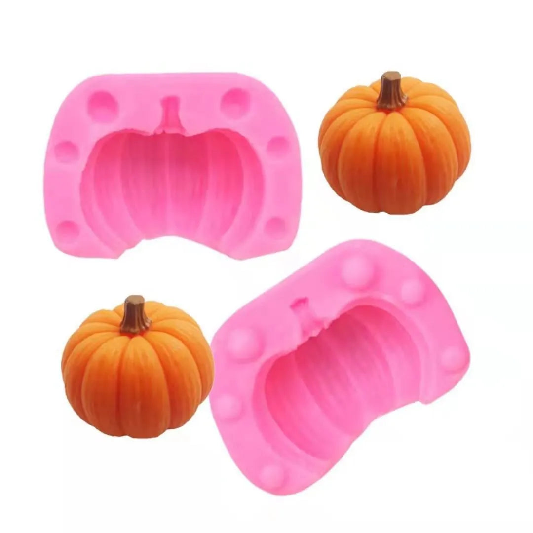 Molde de silicona para pastel, herramienta para hornear Fondant de calabaza de Halloween