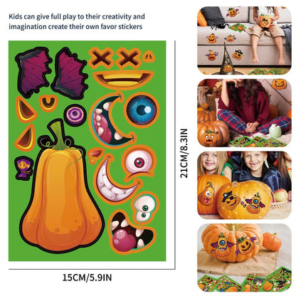 Children's Wansheng DIY Pumpkin Horror Puzzle Journal Stickers