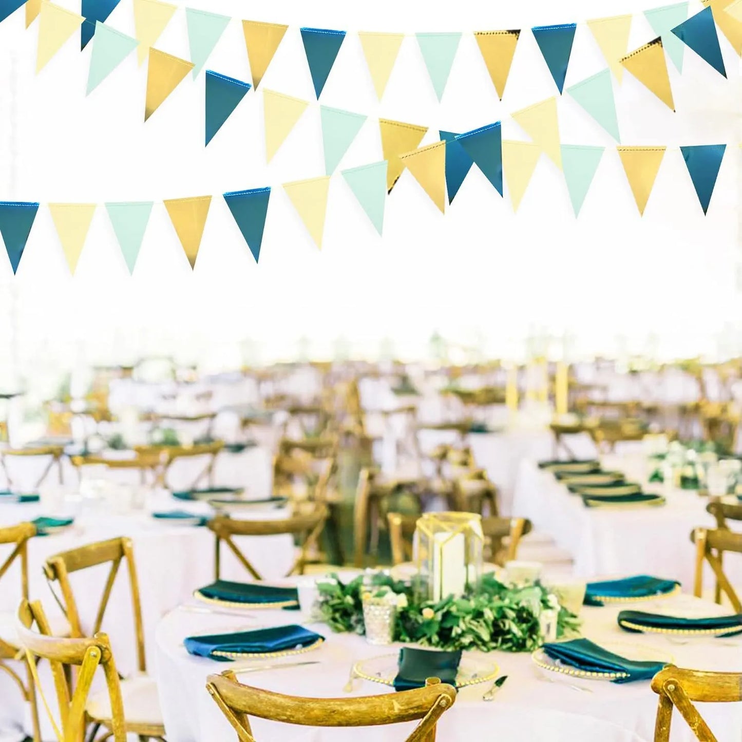 Dreieckige Flagge zum Aufhängen, Geburtstag, Hochzeit, Party, Dekoration, Zubehör, Bunting, Feiertagsszene, Layout, Banner