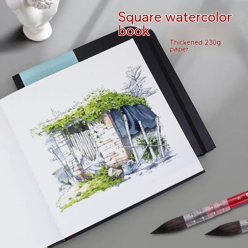 Student Hard Shell Watercolor Painting Book