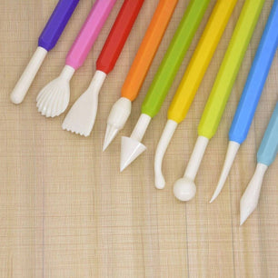 9 Fondant Engraving Pen Cake Graver Set - DiyCraftsProject