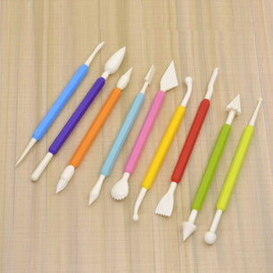9 Fondant Engraving Pen Cake Graver Set - DiyCraftsProject