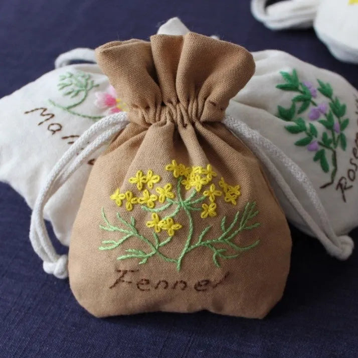 Handmade DIY Embroidery Sachet Material Pack