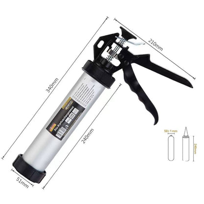 Household Glass Glue Gun With Aluminum Tube Plastic Cover