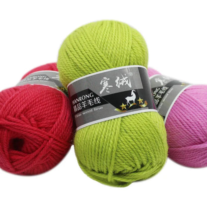 Cashmere Wool Ball Thick Knitting Yarn Ball Self-woven Woven Material Kit