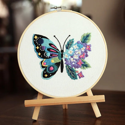 Embroidery Butterfly Painting Diy Material Bag