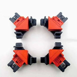 Angle Fixed Clip Set 4 for Woodworking Carpentry 60 90 120 Degree Corner Clamps Non Slip Fixing Adjustable Multi Functional Tool