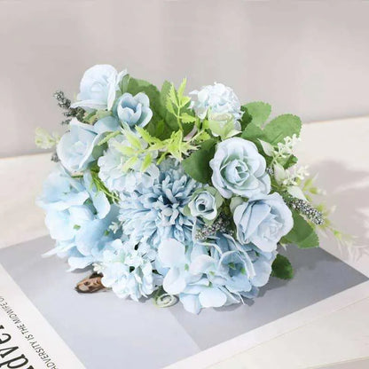 Artificial Flowers Faux Bouquet Fake Florals Wedding Accessories Table Centerpiece