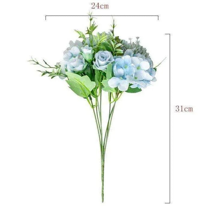 Artificial Flowers Faux Bouquet Fake Florals Wedding Accessories Table Centerpiece