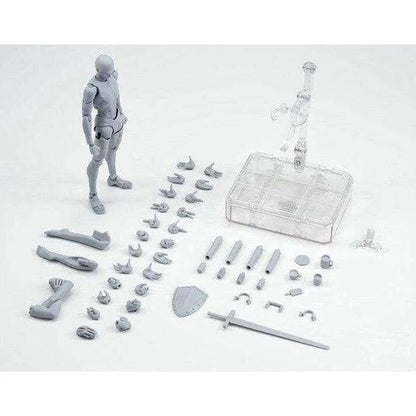 Action figures for artists human mannequin kits