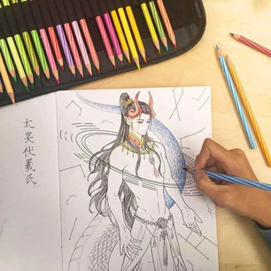 Asian Mythology Coloring Book Chinese Mythological Coloring Pages Adult Coloring Books Coloring Page For Adults