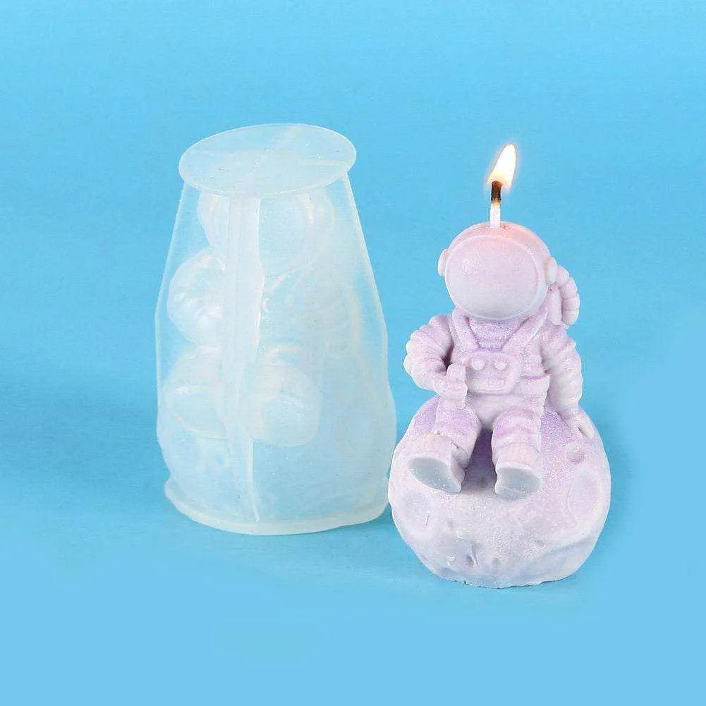 Astronaut Mold Space Themed Spaceman Mould For Candle Or Plaster Ornaments