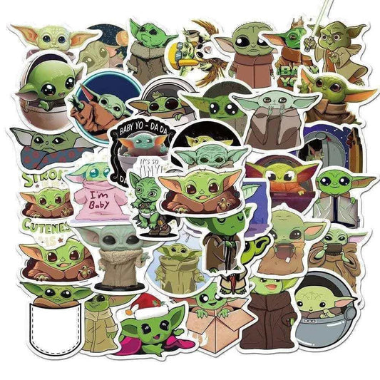 Baby Yoda Stickers – Star Wars Decal Pack for Fans