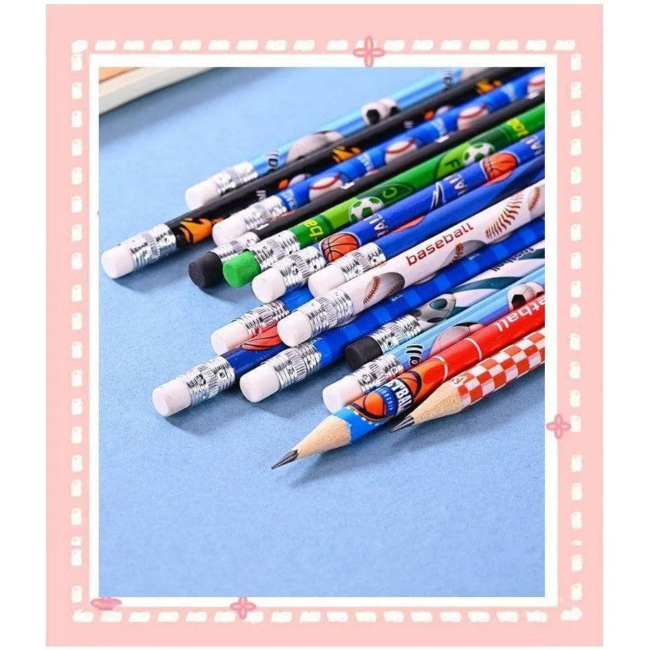 Baseball Basketball Rugby Football Theme Pencils Back To School Supplies