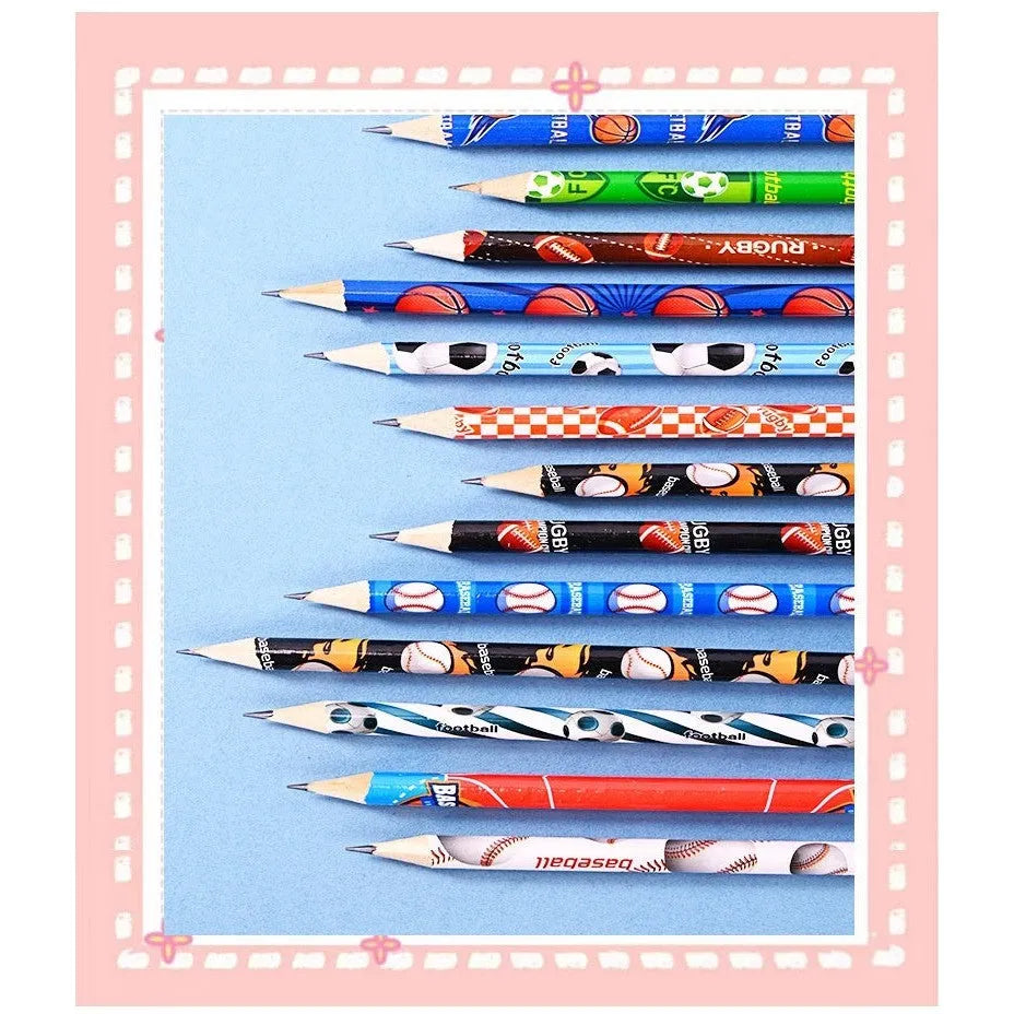 Baseball Basketball Rugby Football Theme Pencils Back To School Supplies