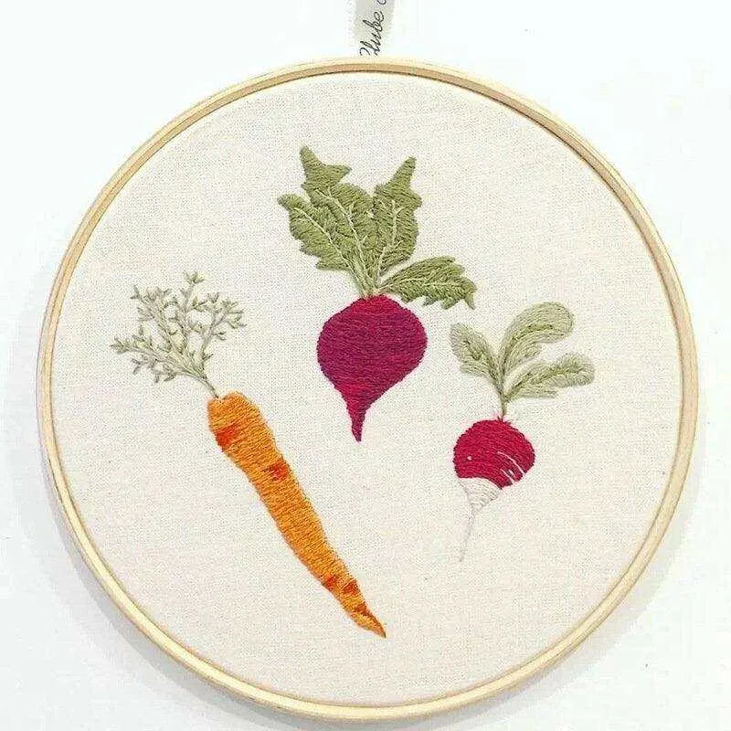 Easy Embroidery Kit Beginner Cross Stitch Set