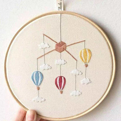 Easy Embroidery Kit Beginner Cross Stitch Set