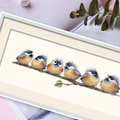 Bird Cross Stitch Decoration Birds Embroidery Pattern