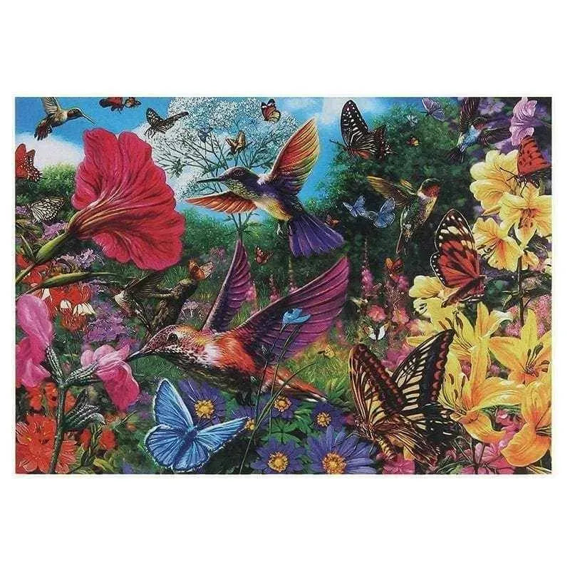 Birds and Flowers Adult Jigsaw Puzzle