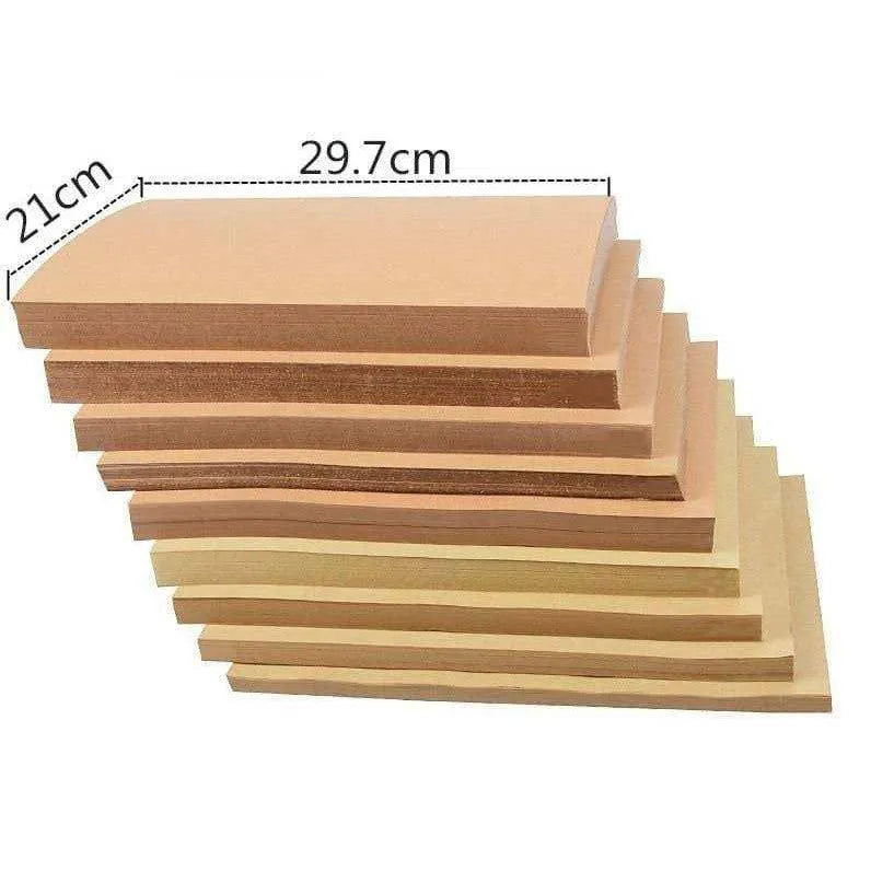 Brown Kraft Paper Simple Gift Wrapper Cardmaking Supplies DIY Scrapbooking Kraft Wrap Papers Sketching Paper Crafting Sheets