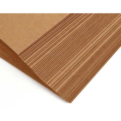 Brown Kraft Paper Simple Gift Wrapper Cardmaking Supplies DIY Scrapbooking Kraft Wrap Papers Sketching Paper Crafting Sheets