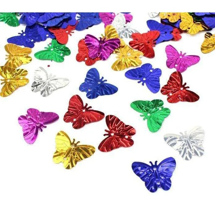 Butterfly Sequin For Scrapbook Kids Crafts Greeting Cards Making 200pcs