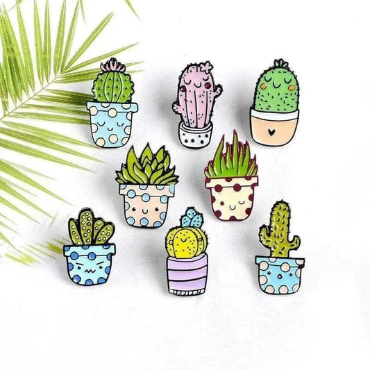 Cactus brooch