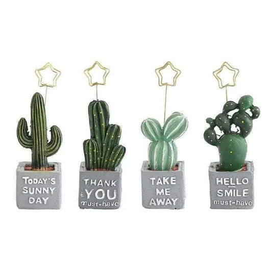 Cactus note holder