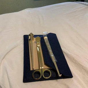 Candle makers accessories wick trimmer candlewick snuffer and wick dipper tool