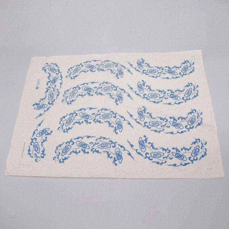 Ceramic Underglaze Decal Paper Blue And White Ceramic Stickers