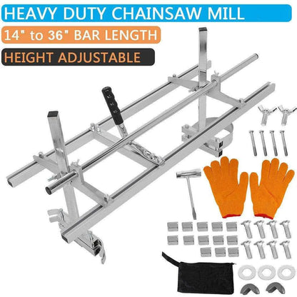 Chain Saw Mill 14-36in Wood Timber Lumber Cutting Machine - Lightweight & Portable , Chain Saw Mill 14-36In Wood Timber Carpenter Lumber Cutting Machine Light Weight, DIY tools & accessories