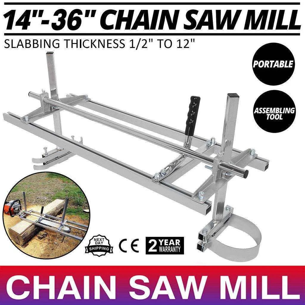 Chain Saw Mill 14-36in Wood Timber Lumber Cutting Machine - Lightweight & Portable , Chain Saw Mill 14-36In Wood Timber Carpenter Lumber Cutting Machine Light Weight, DIY tools & accessories