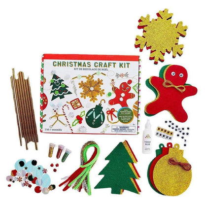 Children DIY Christmas Material Bag - Creative Educational Craft Kit , Children DIY Christmas Material Bag Toys Kindergarten Creative Educational Handmade Non-woven Cartoo Craft Kit, christmas crafts