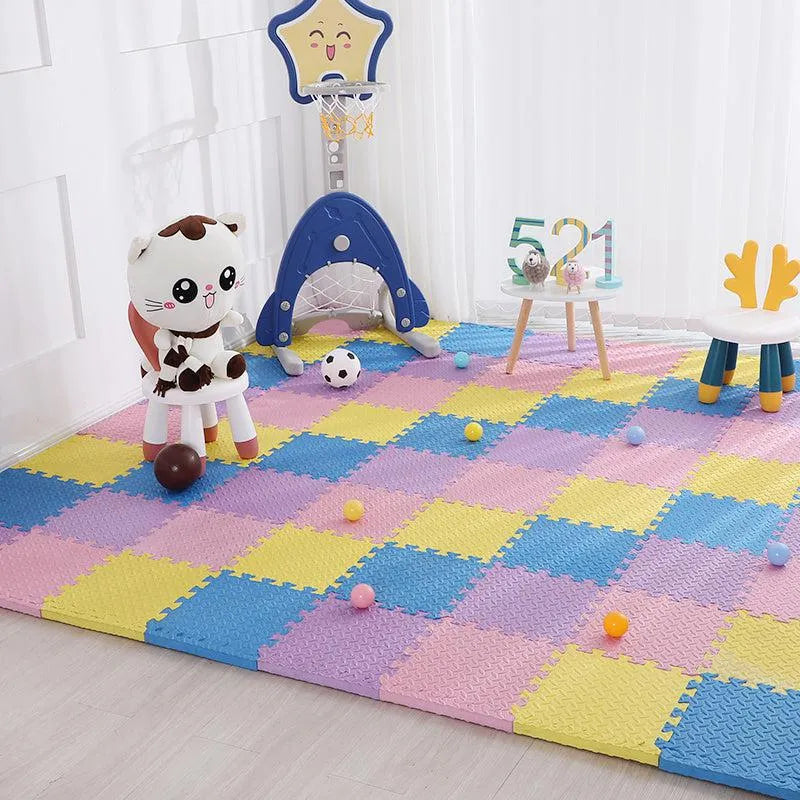 Children'S Stitching Foam Floor Mats Home Bedroom Thickened Floor Mats Puzzle Climbing Mats Living Room Anti-Fall Crawling Mats