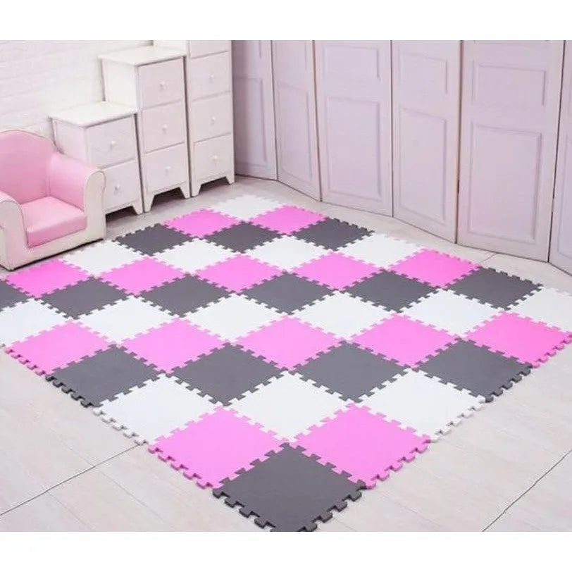 Children'S Stitching Foam Floor Mats Home Bedroom Thickened Floor Mats Puzzle Climbing Mats Living Room Anti-Fall Crawling Mats