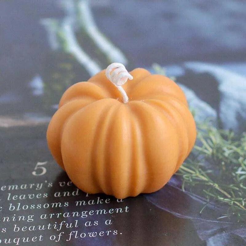 Christmas Series Pumpkin-shaped Scented Candle Diy Mold