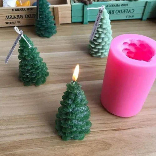 Christmas tree mold for candles chocolate or plaster