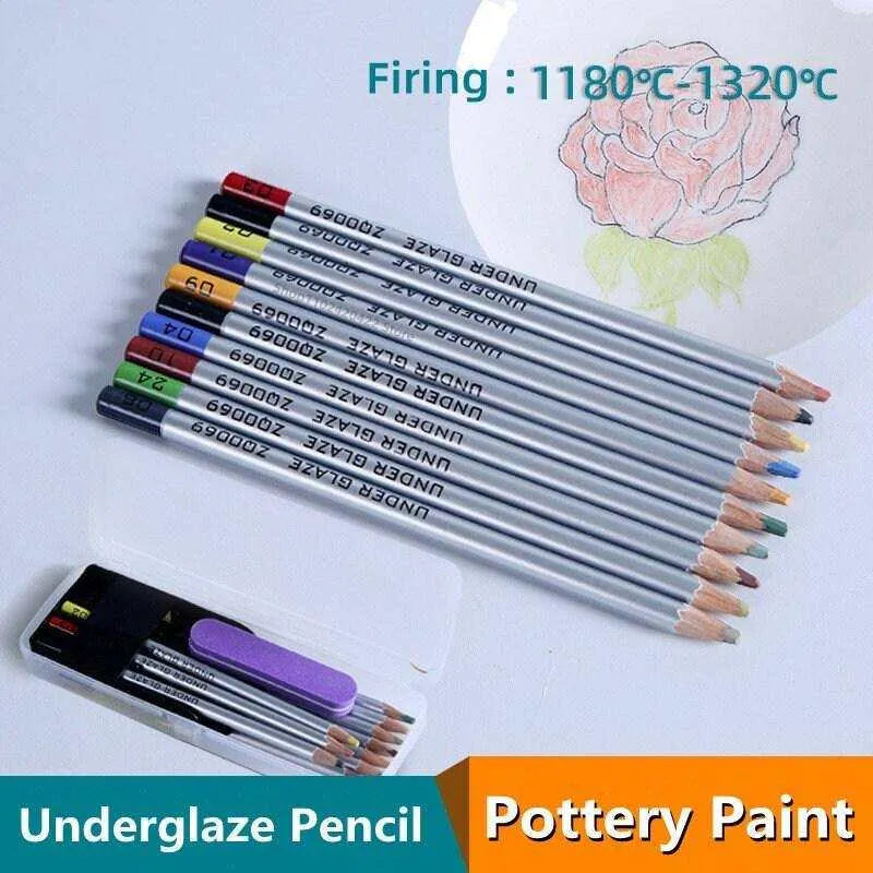 Clay Underglaze Pencil For Glazing Ceramic Art Underglaze Pen