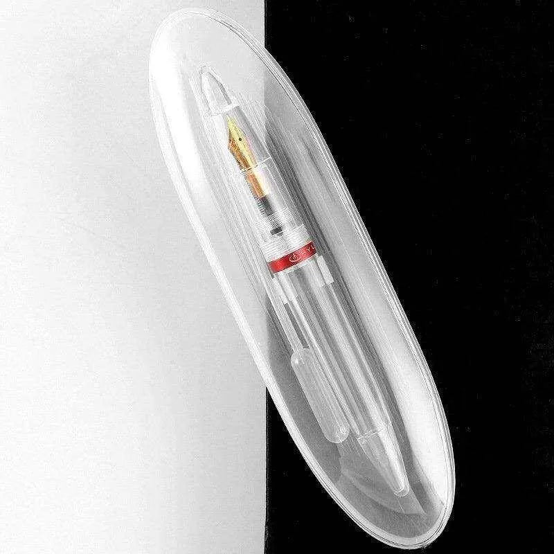 Clear Fountain Pen Acrylic Transparent Pen Writing Gift For Dad